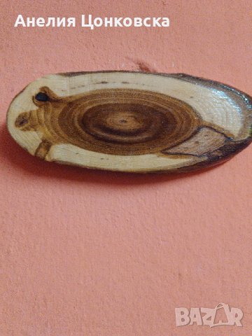Дървен сувенир костенурка за закачване, снимка 1 - Сувенири от дърво - 39128657