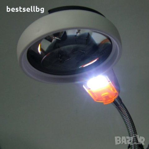 Мощна настолна лупа лед осветление свободни ръце трета ръка запояване, снимка 8 - Поялници и запояване - 28966514