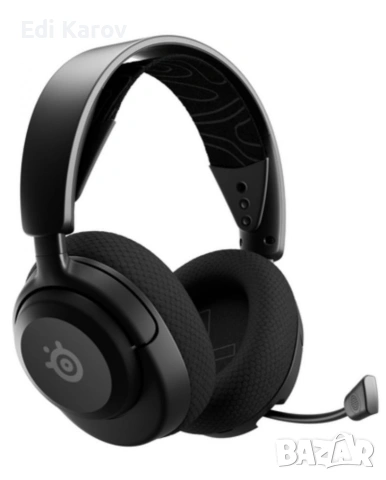 Гейминг слушалки SteelSeries - Arctis Nova 5, безжични, черни 