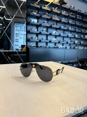 очила с черен обикновен калъф и ув защита versace chanel , снимка 16 - Слънчеви и диоптрични очила - 51301899