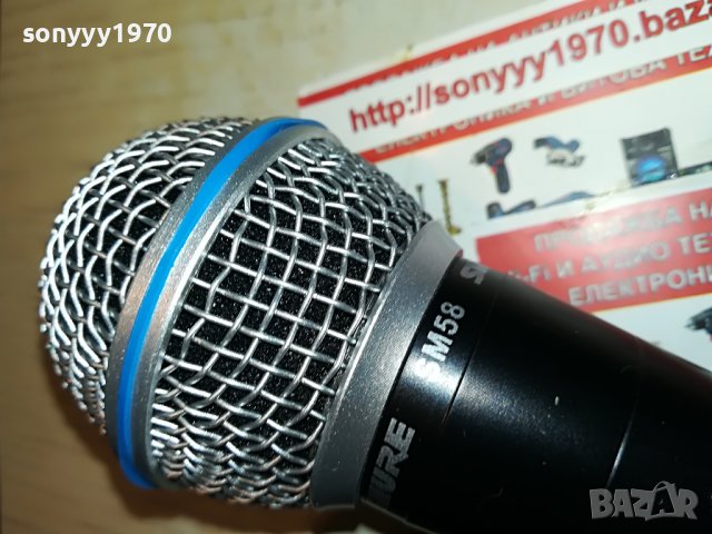 SHURE-МИКРОФОН И КАБЕЛ 0707221939, снимка 5 - Микрофони - 37320941