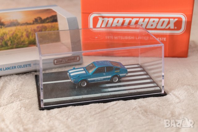 Колекционерска количка Matchbox Collectors 1975 Mitsubishi Lancer Celeste, снимка 3 - Колекции - 42096244