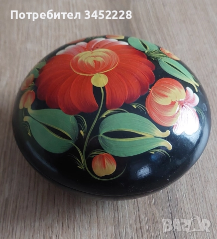 кутийка хохлома Русия за ценители , снимка 3 - Антикварни и старинни предмети - 52713066