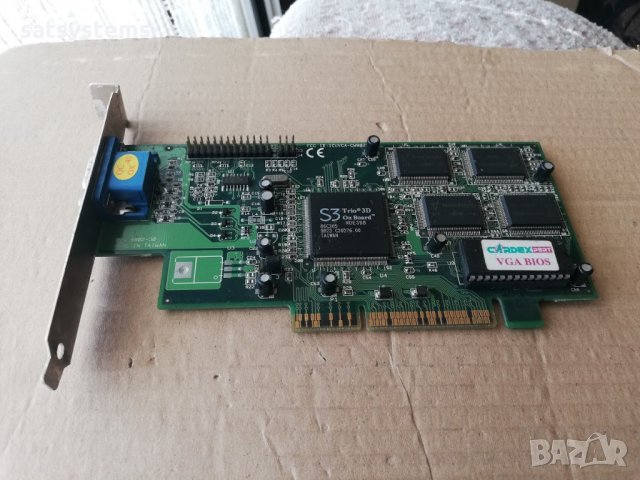 Видео карта S3 Trio3D Gainward CardExpert ICUVGA-CW802C 8MB AGP, снимка 8 - Видеокарти - 33192043