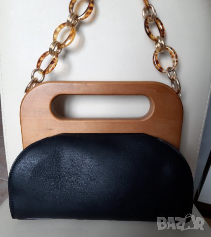Чанта от Lucy с дървени дръжки, снимка 2 - Чанти - 37202942