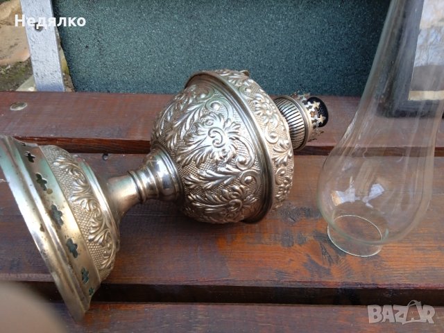 Оригинална газена лампа Gebrüder Brunner WIEN,1880г, снимка 8 - Антикварни и старинни предмети - 35324019