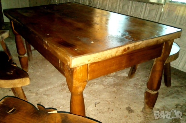 Ретро Рустик стил маси , снимка 4 - Антикварни и старинни предмети - 53037543