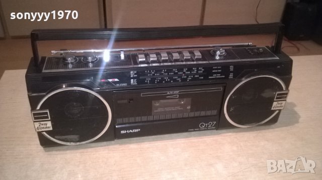 sharp qt-27h-колекционерски-внос швеицария, снимка 11 - Радиокасетофони, транзистори - 26413398