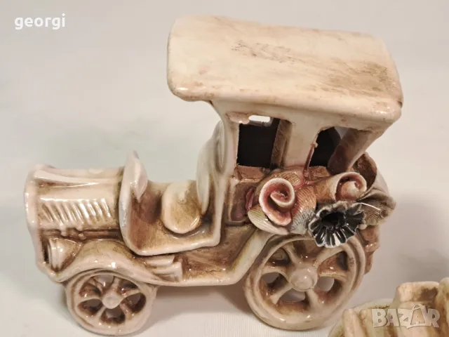 керамични фигури файтони Capodimonte стил 24/5, снимка 3 - Статуетки - 49588458