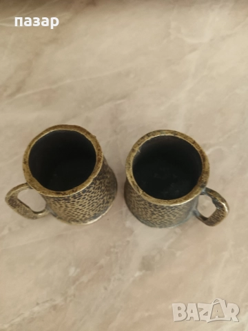 Бпонзови чашки страхотна изработка за колекция , снимка 5 - Колекции - 52245076