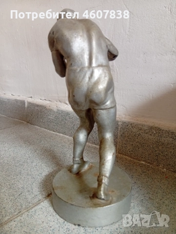 Статуетка скулптура боксьор 22/10 см, снимка 5 - Статуетки - 53579868