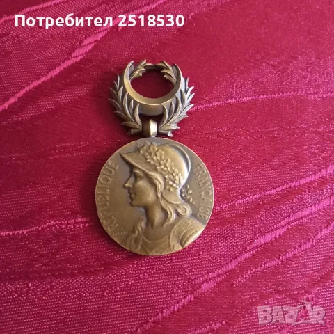 Старинни Френски ордени и медали , снимка 6 - Антикварни и старинни предмети - 48017141