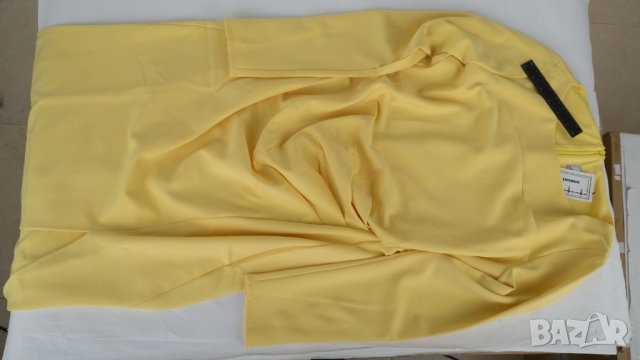 Жълта рокля с дълги ръкави марка Melli London - XL, снимка 5 - Рокли - 29031189