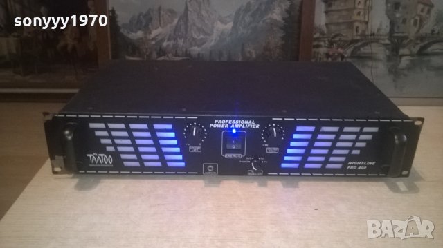 mc TAATOO NIGHTLINE PRO400-GERMANY-ВНОС ХОЛАНДИЯ, снимка 2 - Ресийвъри, усилватели, смесителни пултове - 27786954