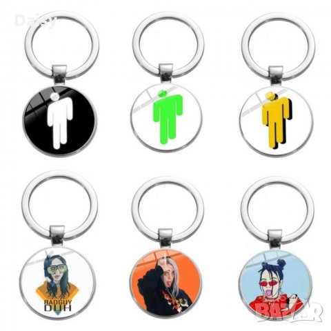 Медальони Billie Eilish / Били Айлиш, снимка 13 - Колиета, медальони, синджири - 29054896