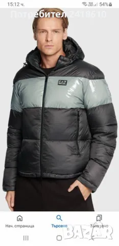 Emporio Armani EA7 Mens Jacket Size S НОВО! ОРИГИНАЛ! Мъжко Зимно Яке!, снимка 2 - Якета - 47653098
