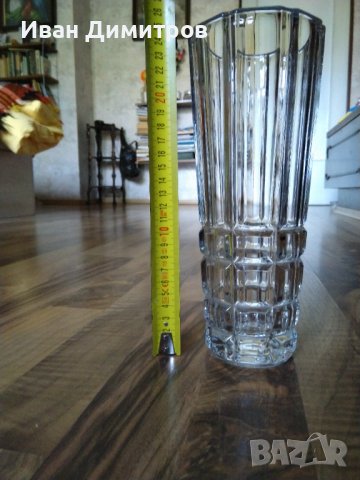 Масивна кристална ваза, снимка 2 - Вази - 36727514