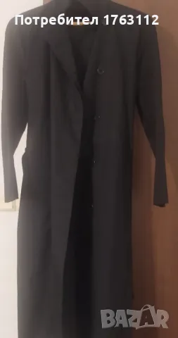 French connection дамски шлифер, размер 10/M, с копчета, колан и цепка отзад