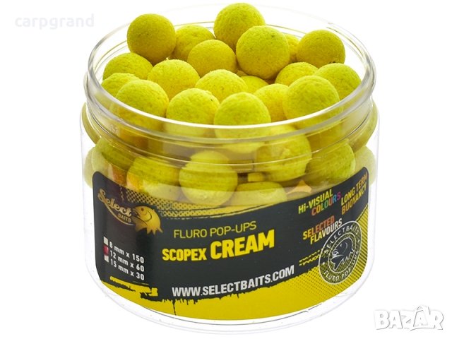 Pop-up Select Baits Scopex Cream