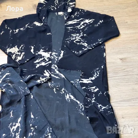 Дълга дамска туника с качулка, снимка 2 - Туники - 48530849