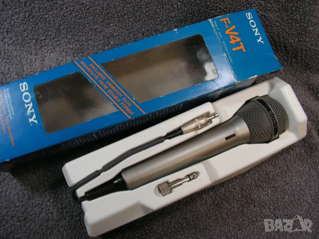  Динамичен микрофон „Sony” FV-4T Нов !, снимка 2 - Микрофони - 48661237