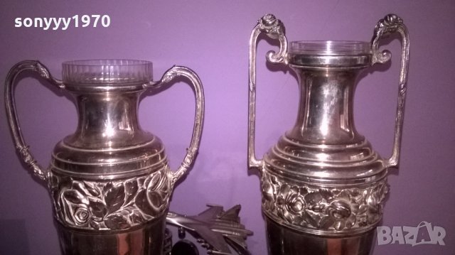 посребрени амфори-внос швеицария, снимка 2 - Колекции - 26549590