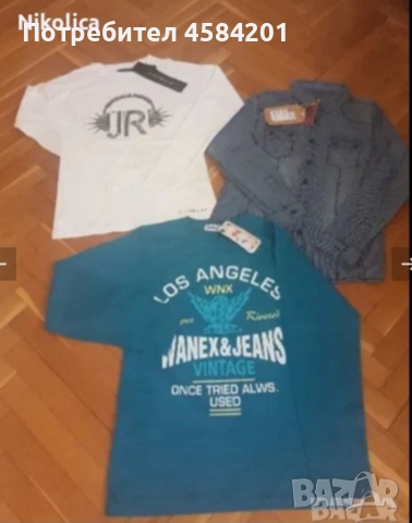 НОВИ детски блузи RICHMOND,WANEX и риза SMALL GANG за 12 г.момче, снимка 2 - Детски Блузи и туники - 51603069