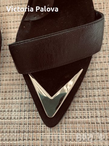 Скъпи дизайнерски сандали LAURA BIAGIOTTI оригинал, снимка 8 - Сандали - 37311384