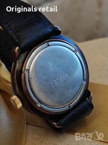 Винтидж Raketa от СССР – работещ механичен часовник, снимка 8 - Мъжки - 51545048