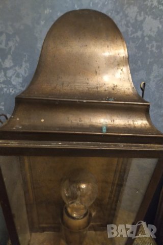 Страхотен фенер мед месинг ръчна изработка НАМАЛЕНИЕ, снимка 4 - Антикварни и старинни предмети - 33445460