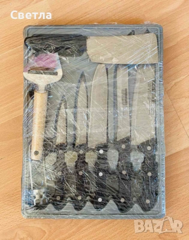 Лот за дома - 1.Ножове 2.Нож за кашкавал,чедър 3.Ножица.Сборна цена 75лв.Общо 65 или поотделно