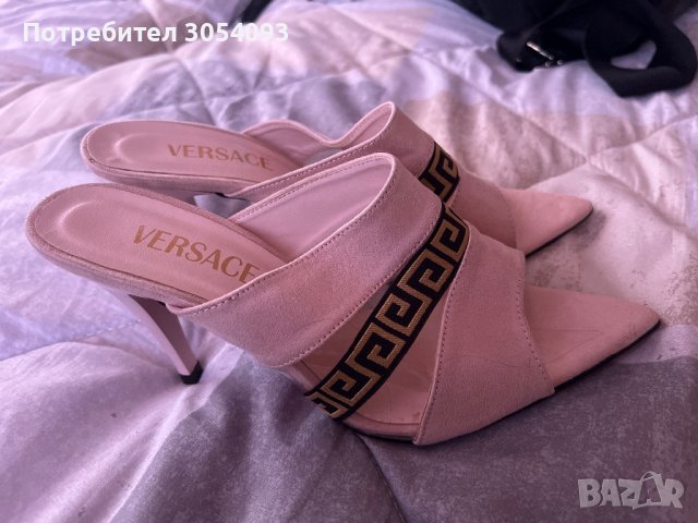 Токчета Versace, снимка 4 - Дамски елегантни обувки - 43130203
