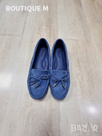 36 и 37н. Нови сини дамски мокасини, снимка 5 - Дамски ежедневни обувки - 36725805