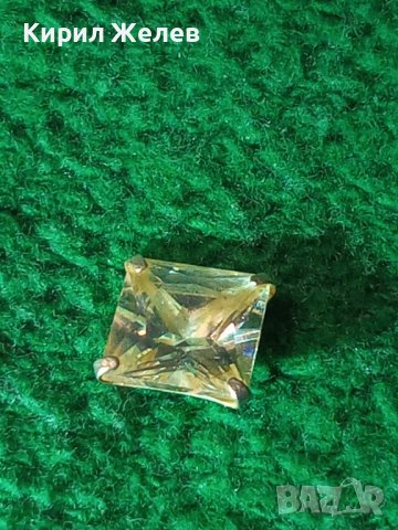 ЮВЕЛИРНО ФАСЕТИРАН ПЛАНИНСКИ КРИСТАЛ в СРЕБЪРЕН ОБКОВ Арт АПЛИКАЦИЯ За ЧАСТИ 40177, снимка 2 - Бижутерийни комплекти - 42450831