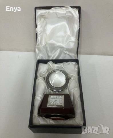 Настолен часовник с глобус , снимка 4 - Антикварни и старинни предмети - 52653497