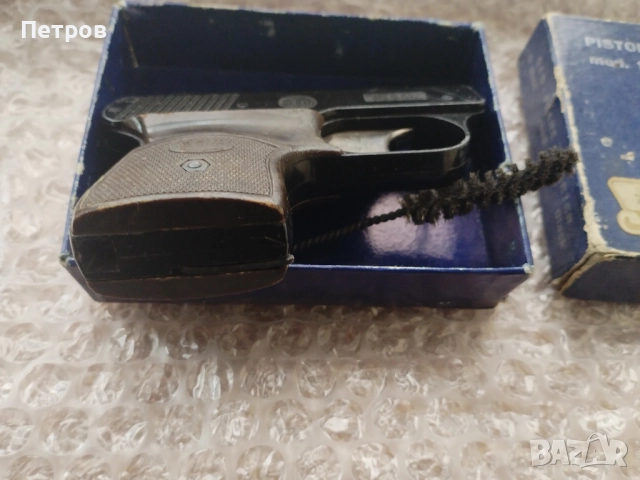 Пистолет Lancia Razzi Mod.1900 6mm.Антика.Модел 1900 г., снимка 9 - Въздушно оръжие - 50922652