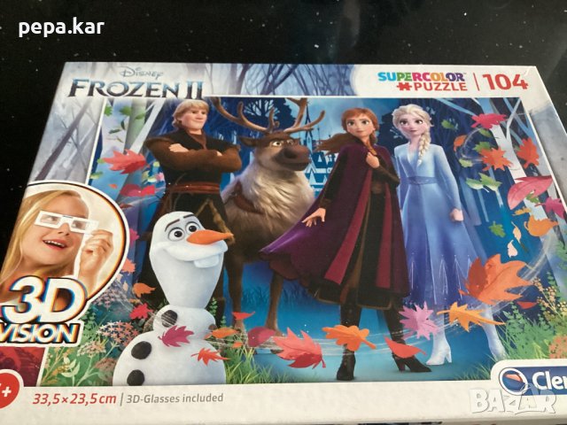Пъзел Disney  Frozen 104  части, снимка 3 - Образователни игри - 43670063