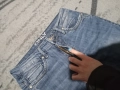 Дамски дънки с цепки "S"размер !, снимка 2