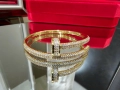 CARTIER Nail Juste un Clou Gold Large Paved Diamonds Гривна Пирон, снимка 2