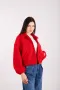 Дамско Късо Яке Suzy bomber jacket - Червено, снимка 2