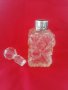 Антикварно шише за парфюм кристал и сребро , снимка 2