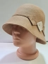 Дамска шапка,вълнен лукс -225 Касторен гонен плат, снимка 1