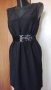Черна рокля със сребристи нишки👗🍀М,M/L👗🍀 арт.286, снимка 1 - Рокли - 27616410
