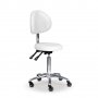 Козметичен/фризьорски стол - табуретка с облегалка Rita 53/73 см, снимка 1 - Друго оборудване - 26788037