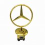 Емблема за Mercedes - Gold - Мерник за Мерцедес, снимка 2