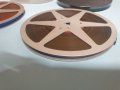 Лот от две 18см алуминиеви магнетофонни ролки Ferrograph С лента. В много добро състояние. Комплект, снимка 2