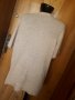 Бежова жилетка с къс ръкав с декорация мъниста ХХЛ, снимка 3