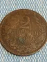 Стара монета 2 стотинки 1901г. Княжество България рядка за КОЛЕКЦИОНЕРИ 48289, снимка 2