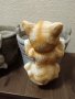 Саксия с котка,кашпа за цветя., снимка 2