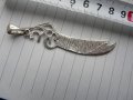  Сребърна висулка - сабя на бекташите , снимка 2